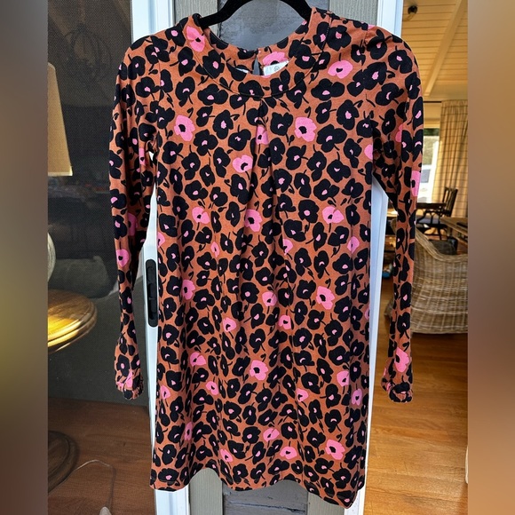 Hanna Andersson Black and Pink Floral Print Dress Size 150 (12) - Picture 1 of 5